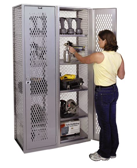 ventilated metal storage cabinets